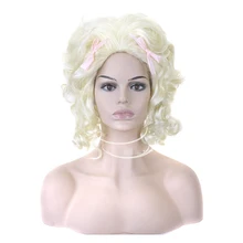 Cheap HAIRJOY Synthetic Hair White Blonde Marie Antoinette Princess Wig for Halloween Costume Cheap HAIRJOY Synthetic Hair White Blonde Marie Antoinette Princess Wig for Halloween Costume