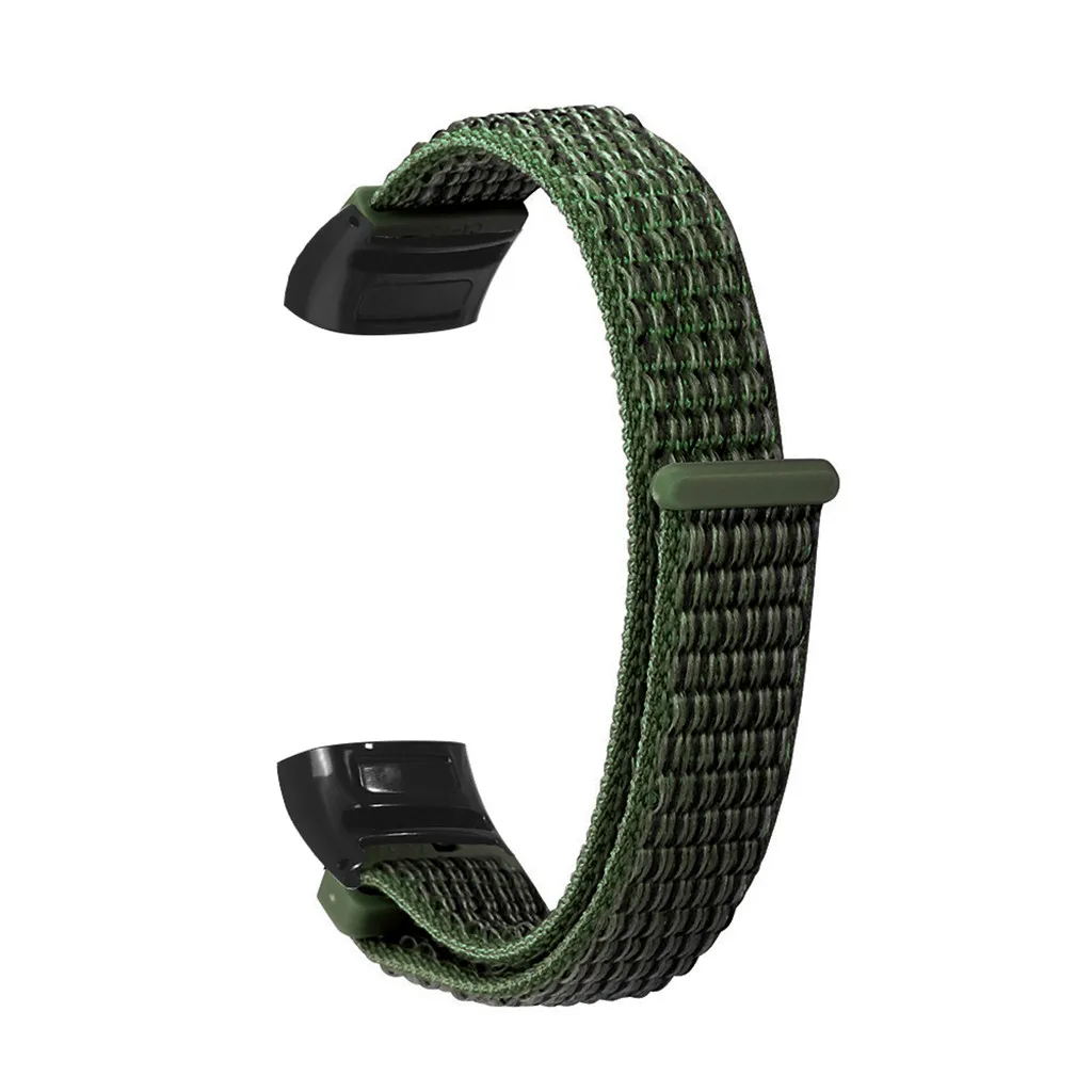 Нейлоновый ремешок на запястье для huawei Honor Band 5/4, ремешок для умных часов, сменный мужской Т-образный ремешок, женские и мужские спортивные часы, браслет, 19Sep - Цвет: Army Green