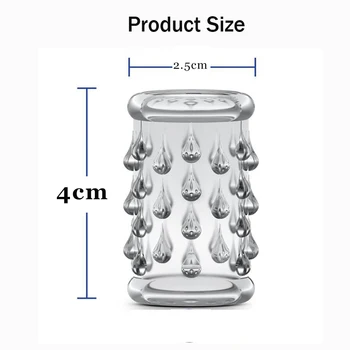 6pcs Penis Sleeve Erection Enlargement Sex Toys for Men Condoms Delay Cock Ring Stimulate Delayed Ejaculation Sex Games Products 4