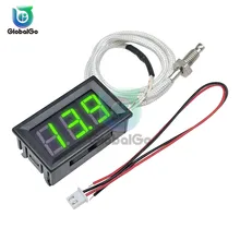 DC 12V Mini Smart LED Digital Thermometer Temperature Meter Thermocouple Tester M6 K-Type Sensor Thermograph -30~800C XH-B310