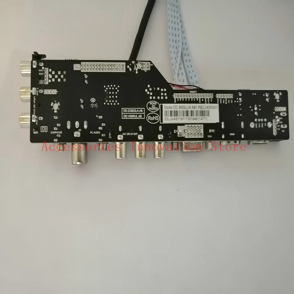Kit de Controle de Tela Lcd para Computador Novo Pacote de Monitor Visual com Diodo Emissor de Luz Negra c1 Nb6 L0b Rev c2 tv Mais Hdmi Mais Vga Mais Usb 1366xgranulação - Imagem 6