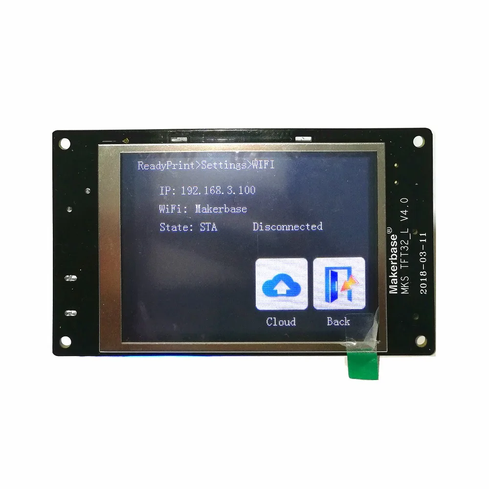 MKS TFT32 v4.0 touch screen + MKS WIFI module splash lcds smart controller TFT 32 touching TFT3.2 display 3d printer TFT monitor
