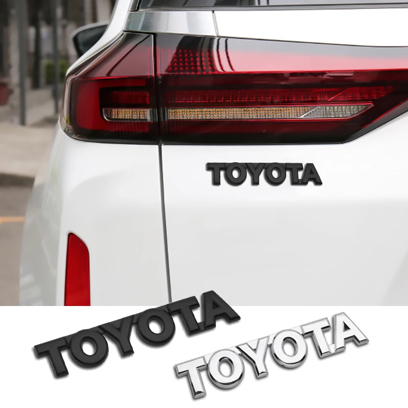 Металлические 3d-наклейки для автомобиля TOYOTA эмблема кузова наклейки Camry Land Cruiser 200