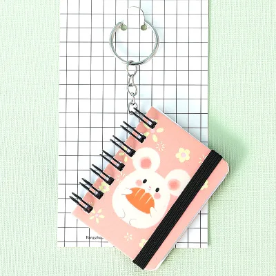 Милый связующий мини-брелок блокнот мультяшный портативный карманный школьный Kawaii план Блокнот блокнот