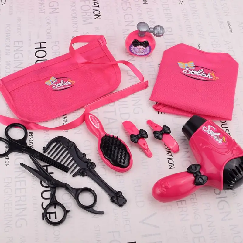 Детский парикмахерский набор для девочек, ролевые игры, Парикмахерская игрушка для малышей, детский парикмахерский набор