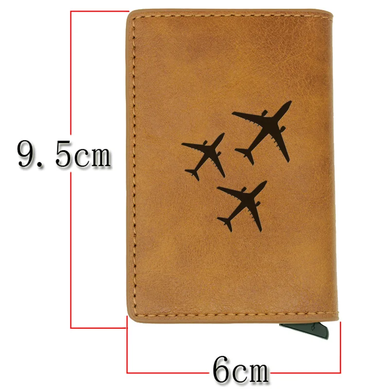 Классический 3 летательный аппарат Rfid кошелек Очаровательные Мужчины Женщины