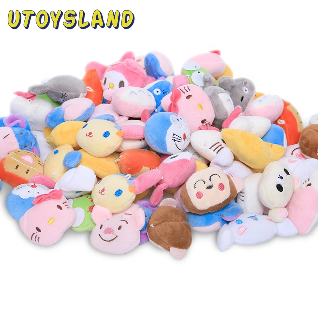 6 uds niños juguete para juego de imitación Mini peluche bonito muñeca de peluche juguetes de peluche de juguete máquina de la garra de bebé suave juguetes de los niños para los niños y niñas