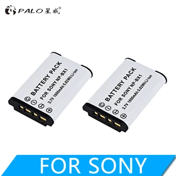 

Palo Hot selling 2pcs 1600mAh NP-BX1 NP BX1 battery for sony dsc RX1 RX100 M3 M2 RX1R GWP88 PJ240E AS15 WX350 WX300 HX300 HX400