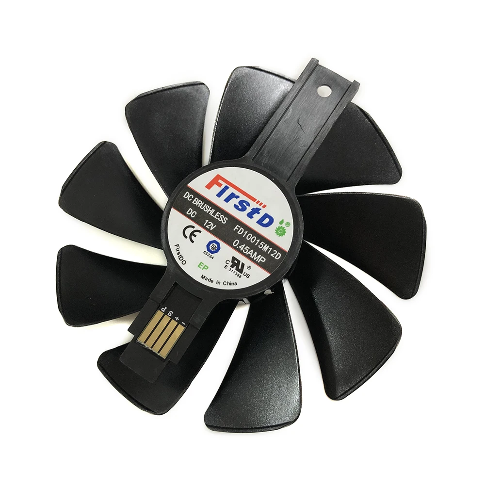 RX 580/480/470/570 100 мм 0.45AMP FD10015M12D охлаждающий вентилятор GPU для Sapphire RX480 RX470 RX580 RX570 NITRO VGA