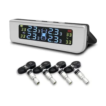 

External Tire Pressure Monitor External High-precision Solar Wireless Tire Pressure Detection Pressure Monitoring System