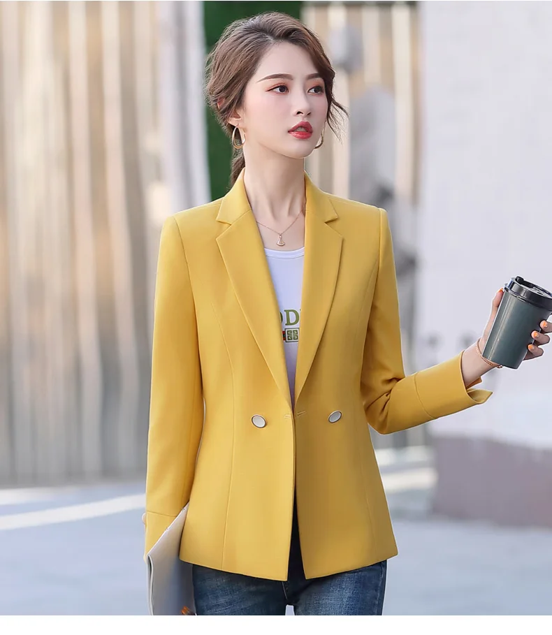2020 new spring and autumn Korean version of the ladies' short waist casual short suit - 4.00063E+12