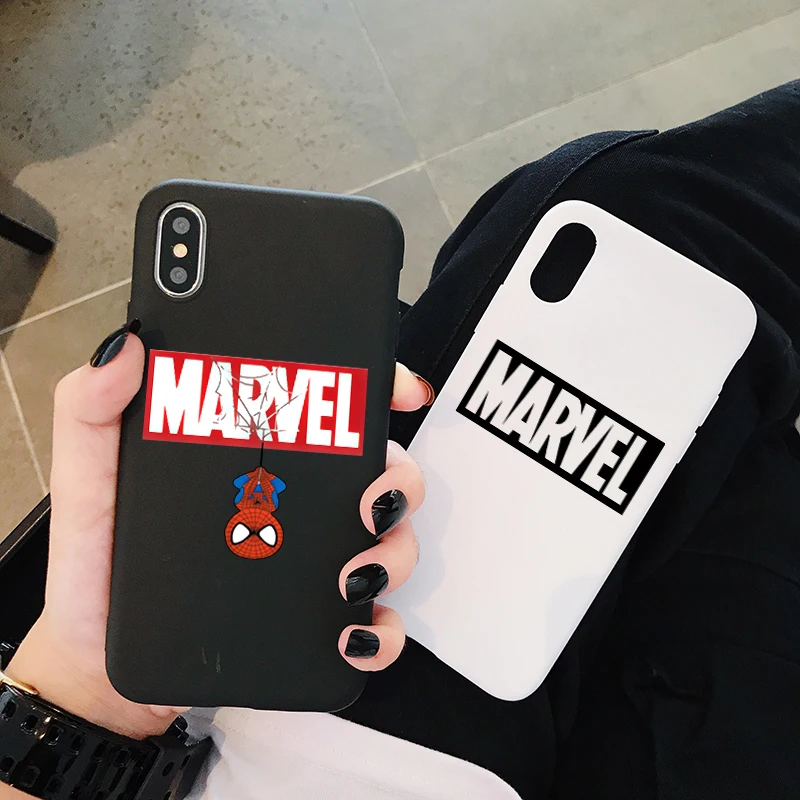 Популярный чехол для телефона с человеком-пауком Marvel Samsung Galaxy S10 S9 S8 S7 S6 Plus Lite edge S10e