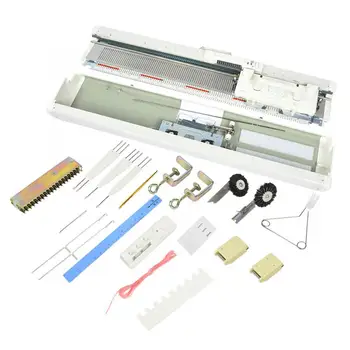 

SK155 Knitting Machine Kit 3-Needle Electronic Knitting Machine Knitter Sewing Accessories AAA High Quality
