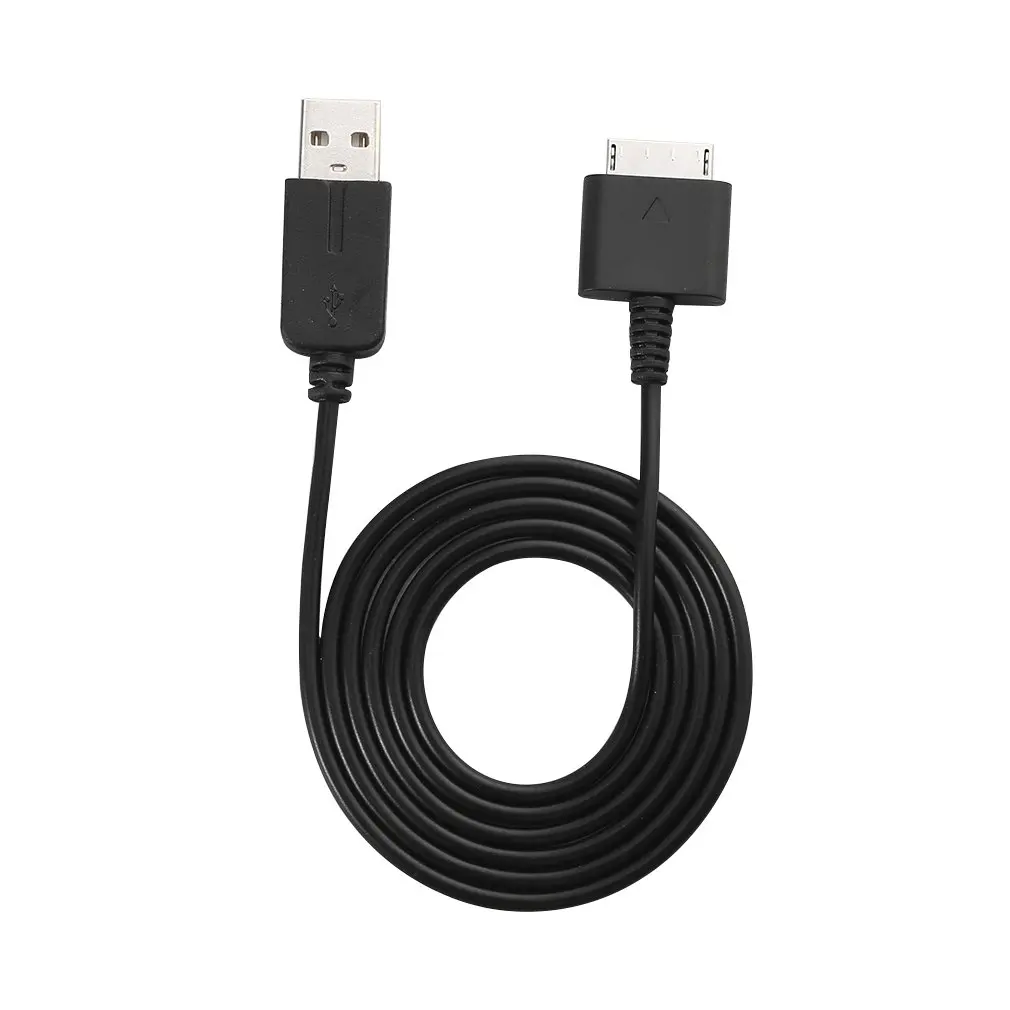 1M 3ft 2 IN 1 USB Data Charge Cable For PSP GO USB Charger Cable Data Transfer Charging Cord Line for PSPGO Black