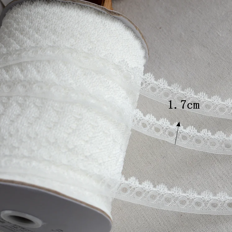 4 Meters Lace Ribbon Fabric Webbing Decoration Gift Packing Polyester Material DIY Accessories