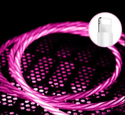 Автомобильный светящийся кабель мобильного телефона зарядные кабели светодиодный легкое Зарядное устройство USB для Mercedes Benz W202 W220 W204 W203 W210 W124 AMG CLK - Цвет: For iphone Red
