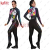 Kafitt Cycling Wear Free Women's Sweatshirt Suit Jumpsuit Long-sleeved Trousers Bicycle Equipment Gel Pad Tights Cycling Shirt 1