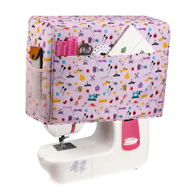 Sewing Machine Cover with Accessories Pockets for Singer Brother Janome  Most Standard Machines Waterproof Protective Dust Cover - AliExpress