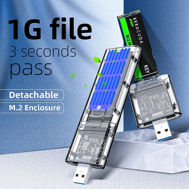 Boîtier externe pour disque dur SSD NVMe M.2 vers USB 3.0