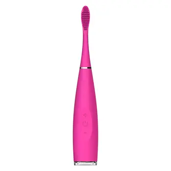 

Ultrasonic Silicone Electric Toothbrush Waterproof USB Charging Dental Oral Hygiene Teeth Brush