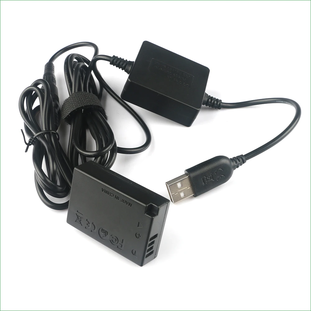 Bank para Canon Manequim Bateria Adaptador Plug dc Power Eos 77d 200d 250d 750d Fr-800d 850d 8000d 9000d rp 5 v Usb Dr-e18 Ack-e18 - Image 3