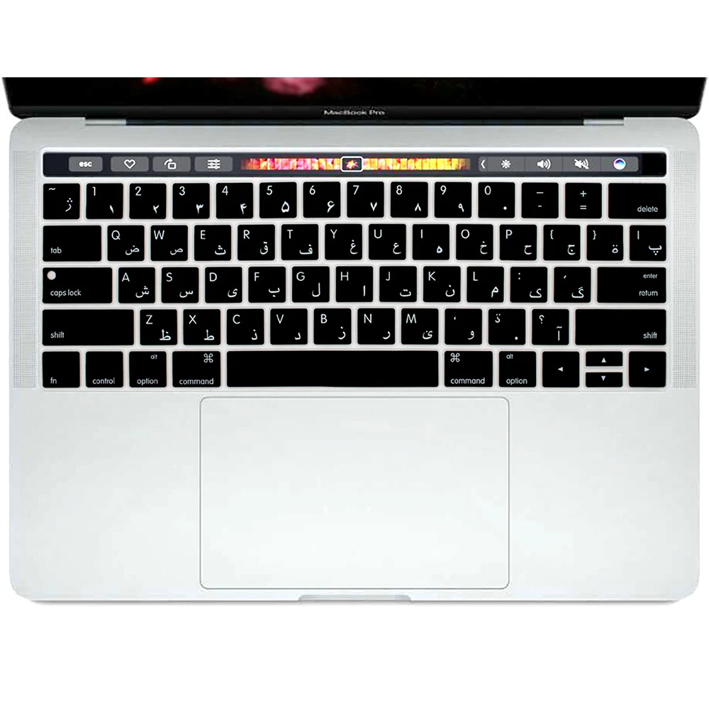 Арабский чехол для клавиатуры США Защитная пленка Macbook Pro 13 &quotA1706 A1989 A2159 новый 15&quot