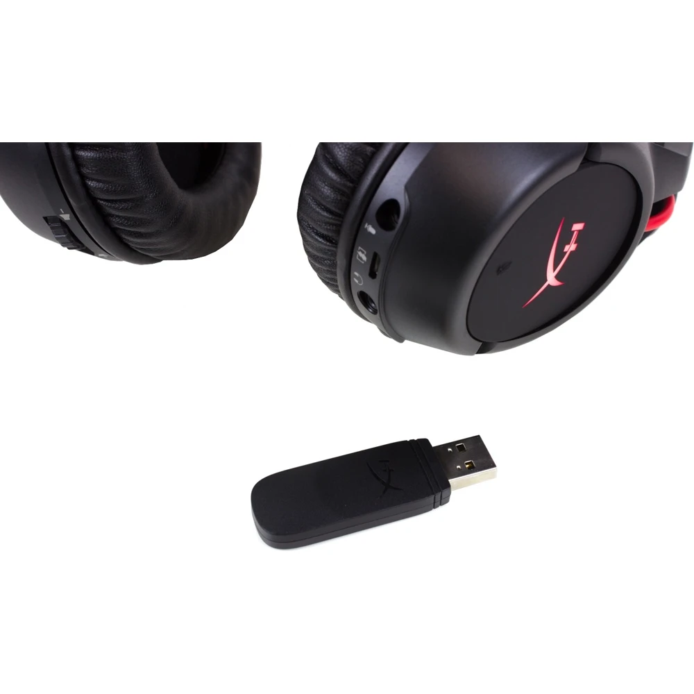 Гарнитура HyperX Cloud Flight беспроводная, стерео, 20-20000 Гц, 32 Ом, 106 дБ, цвет: черный/красный