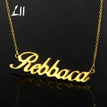

Steel Personalized Name Necklace Custom Namenecklace For Women Nameplate Necklace Customized Jewelry Gift for Her Dropshipping