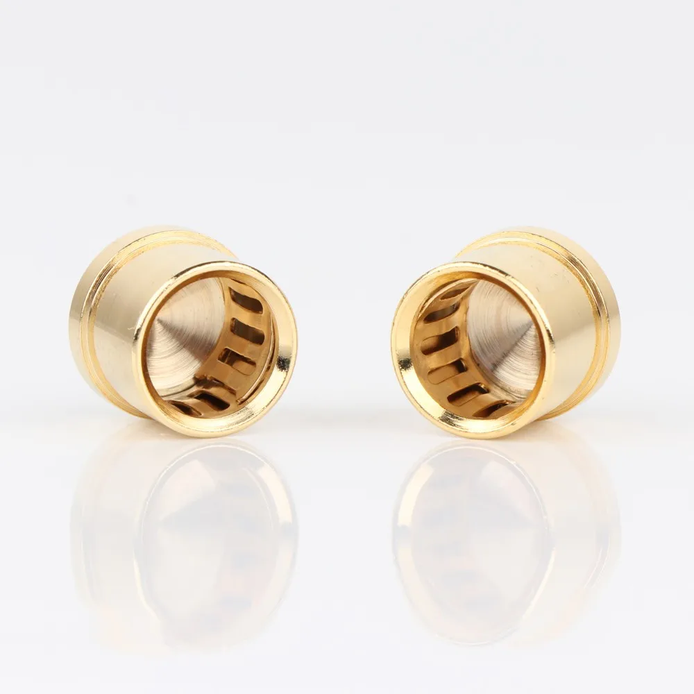 Preffair-ródio Banhado a Ouro Rca Cap Plug Curto-circuito Soquete Conector Phono Blindagem Jack Proteger Capa Caps - Image 4