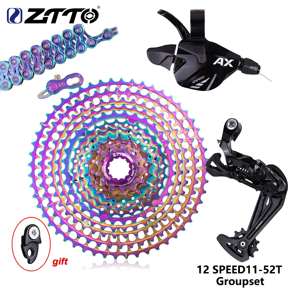 Сверхлегкая цепь переключателя передач ZTTO MTB Bike 12 Скоростей кассета s 52t переключатель K7|Велосипедный