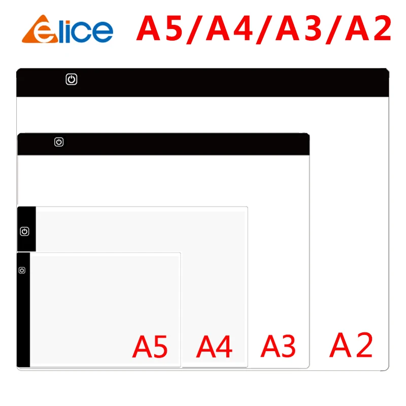 Almofada de Luz Led para Pintura Diamante Artcraft Tracing Light Box Copy Board Tablets Digitais Drawing Tablet a2 a3 a4 a5