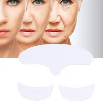 

Silicone Anti Wrinkle Chest Neck Pad Washable Reusable Forehead Eyes Wrinkles Treatment Remover Skin Lift Pads