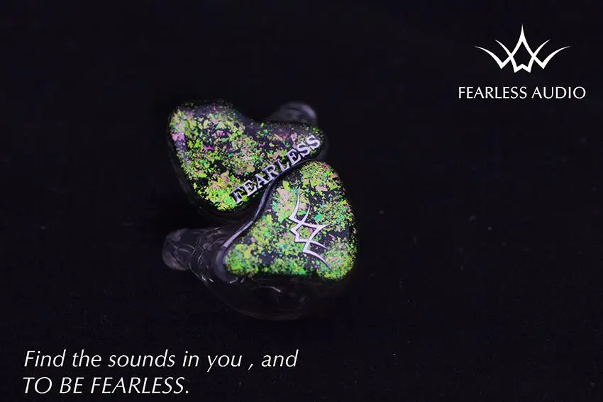 Fearless Audio Crystal Pearl 2BA Knowles Drivers In Ear Earphones HiFi Audiophile Monitor with 0 78mm 2Pin Detachable Cable IEMS