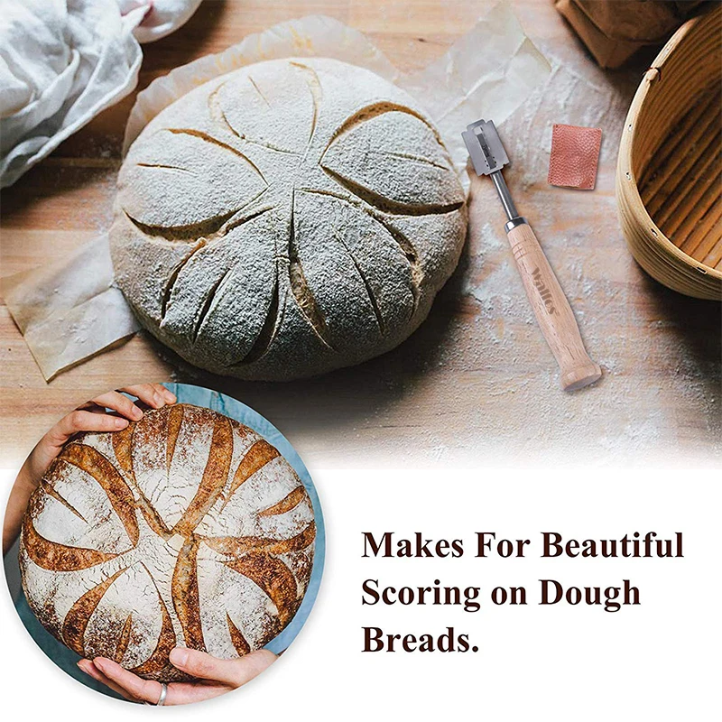 Bread Cutter WALFOS Bread Lame European Bread Arc Curved Knife Western-style Baguette Cutting French Toast