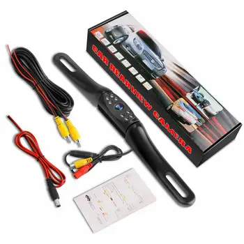 

Parking Rear View Camera Black Truck Pickup SUV 170° Night Vision Auto