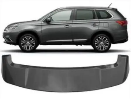 Высокое качество ABS краска автомобиль задний багажник спойлер крыло для Mitsubishi Outlander - Цвет: Серый
