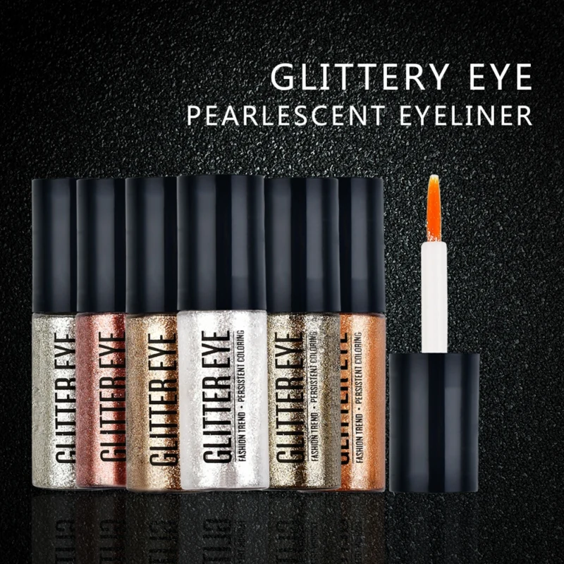 Diamond Luminous Eyeshadow Set Long Lasting Shiny Brighten Glitter Liquid Eyeshadow Makeup Liquid High Glow Cosmetics