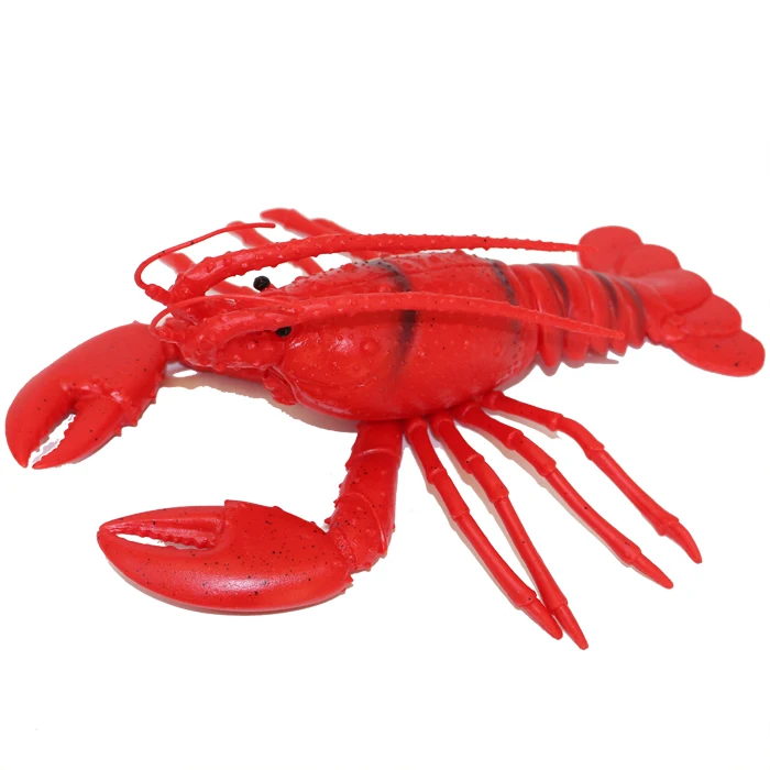 Simulation big size lobster crab model sea Ocean animal toy plastic large early childhood education toy Figure Action Gift baby