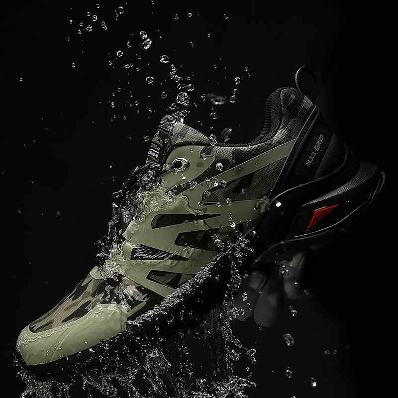 SMS Men Shoes Outdoor Sneakers Waterproof Hiking Shoes Men Mountain Climbing Shoes Men Sport Shoes Jogging Trekking Sneakers