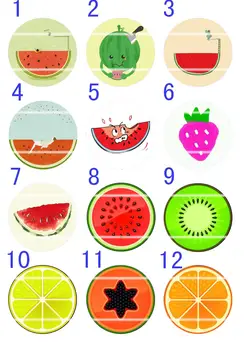 

Handmade Colorful picture Round Glass Cabochons Refrigerator magnet for Necklace Decoration and Phone Chain Accessaries289