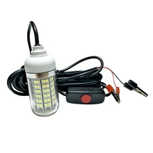 Глубокая капля Рыбалка Свет приманка со светодиодом лампа-приманка подводный водонепроницаемый для ночной рыбалки QJS магазин