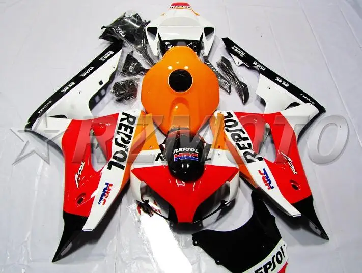Топ литья под давлением ABS Полный комплект обтекателя Подходит для Honda CBR1000RR 06 07 2006 2007 1000RR Обтекатели набор repsol HRC на заказ