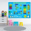 70Pcs/set My Daily Calendar Felt Board Day Month Season Schedule Time Plan Chart Early Education Good Habits for Children 4