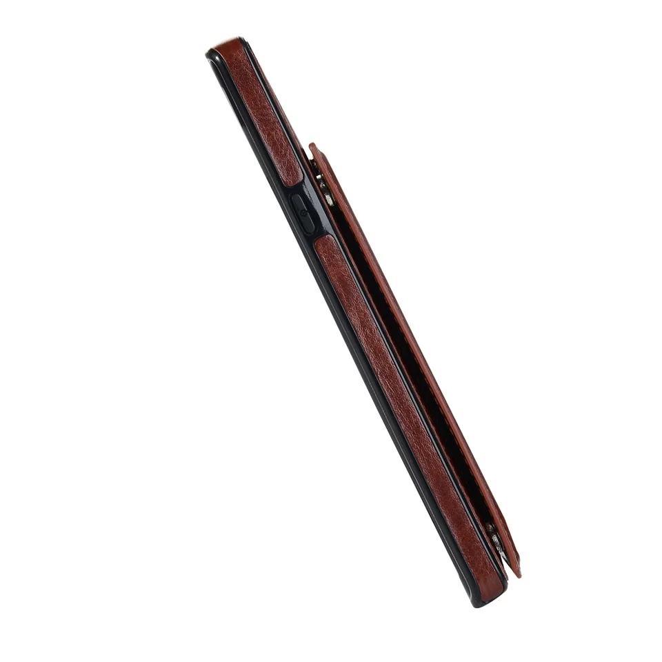 Кожаный чехол для Samsung S8 S9 S10 Plus S7 Edge Note8 9 10Pro, держатель для карт huawei P30 mate 20 Lite Pro, чехол-кошелек с подставкой