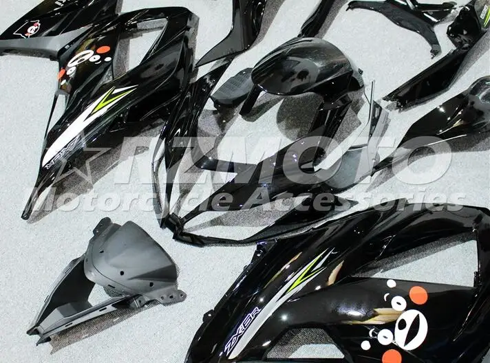 ABS Полный комплект обтекателя подходит для Kawasaki ZX6R 2013 Обтекатели ZX-6R ниндзя 636 599 обтекатели