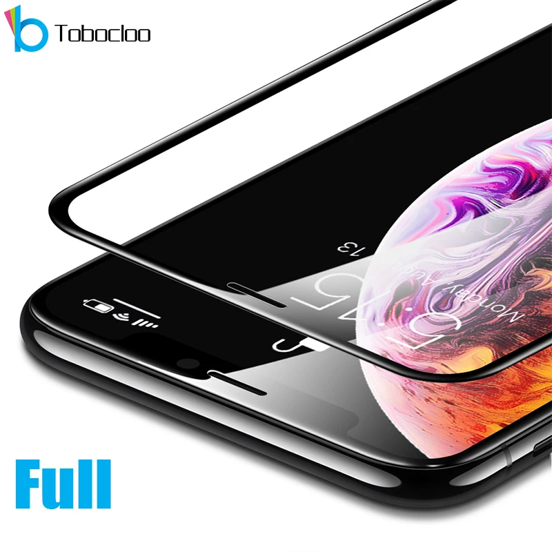 Защитное стекло закаленное для iPhone 11 Pro Max 7 8 6 6s Plus X XS XR|Защитные стёкла и плёнки| |