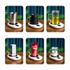 200W Cup Heater Coffee Mug Warmer 100°C Hot Tea Maker Warmer Coaster Electric Hot Plate 5 Gear Heating Pad with Timer 220V 5