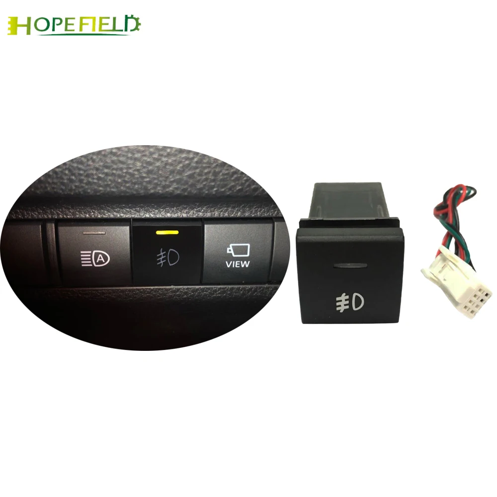 Illuminated LED Fog Light Switch Front Fog Lamp Button fog lamp Switch For Toyota Camry For