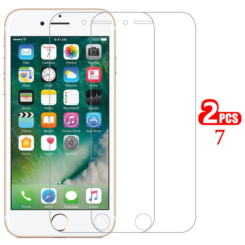 Чехол для apple iphone 7 закаленное стекло защита экрана 4 | Мобильные телефоны и