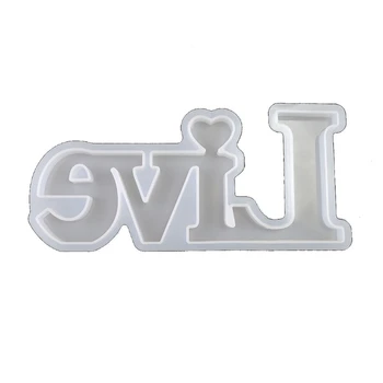 

Merry Christmas Resin Molds Epoxy Casting Molds DIY Table Decor Xmas Gift Molds N0HE